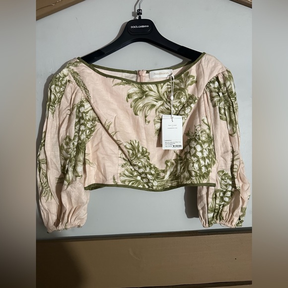 ZIMMERMANN - empire bodice printed blouse size US 8 - Picture 2 of 10